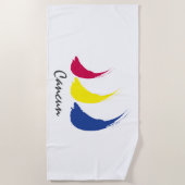 Splashy Sails_Paint-The-Wind_Cancun Strandlaken (Voorkant)