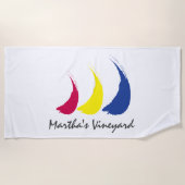 Splashy Sails_Paint-The-Wind_Martha's wijnwerf Strandlaken (Voorkant)