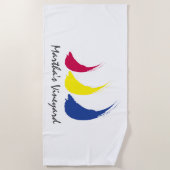 Splashy Sails_Paint-The-Wind_Martha's wijnwerf Strandlaken (Voorkant)