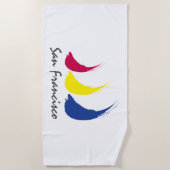 Splashy Sails_Paint-The-Wind_San Francisco Strandlaken (Voorkant)