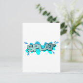 Splat Briefkaart (Staand voorkant)