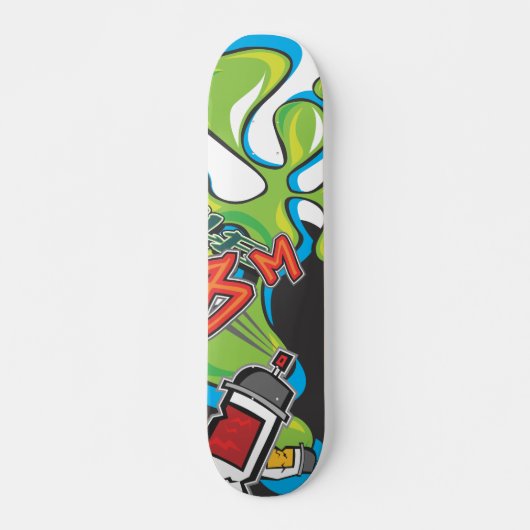 Splat graffiti-skateboard skateboard (Voorkant)