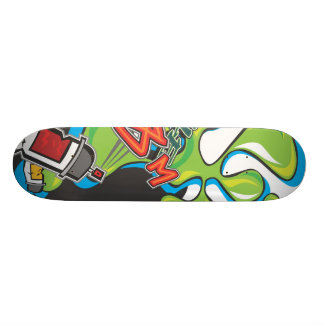 Splat graffiti-skateboard skateboard