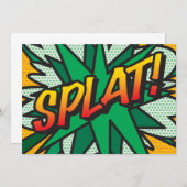SPLAT Leuke Kleurrijke Strip Typografie (Voorkant / Achterkant)