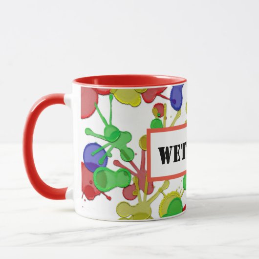 Splat! Mok van natte verf (Links)