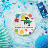 Splat Paintball-kinderen op zaterdag Borden Papieren Bordje (Feest)