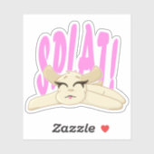 Splat Puppy Vinyl Sticker (Vel)