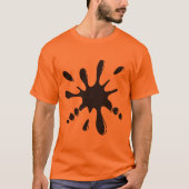Splat Shirt (Black Splat) (Voorkant)