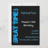 SPLAT TIJD! KAART (Voorkant)