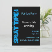 SPLAT TIJD! KAART (Staand voorkant)