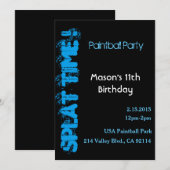 SPLAT TIJD! KAART (Voorkant / Achterkant)