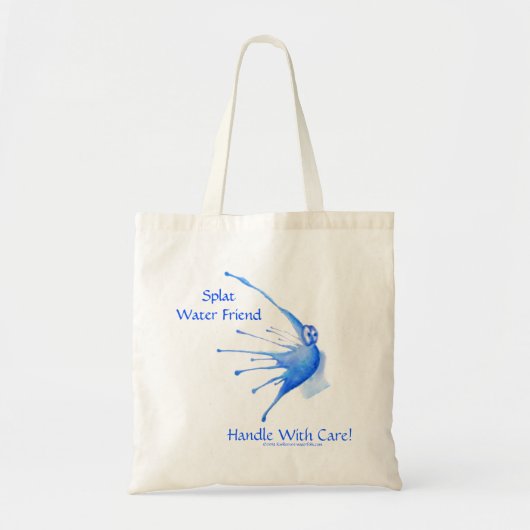 Splat, Watervriend van waterfolk.com Tas (Voorkant)
