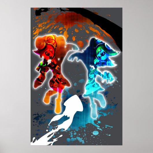 Splatoon Battle Poster (Voorkant)