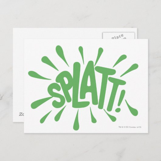 SPLATT! BRIEFKAART (Voorkant / Achterkant)