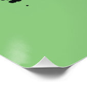 Splatter Acryl Glanzend Poster (Hoek)