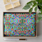 Splatter art Bright Abstract patroonpapier Tissuepapier (Geschenk)