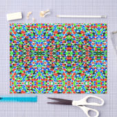 Splatter art Bright Abstract patroonpapier Tissuepapier (Craft)