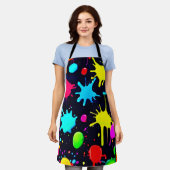 Splatter Art Burst Schort (Gedragen)