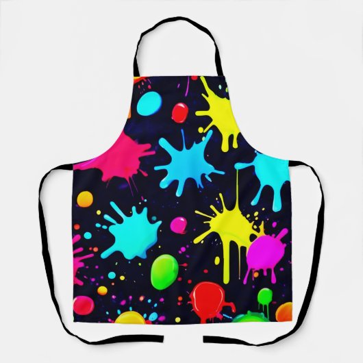 Splatter Art Burst Schort (Voorkant)
