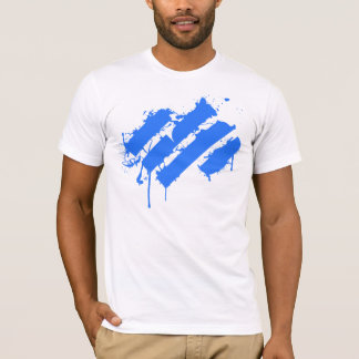 Splatter blue t-shirt
