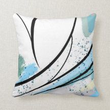 Splatter Blue White-lijn