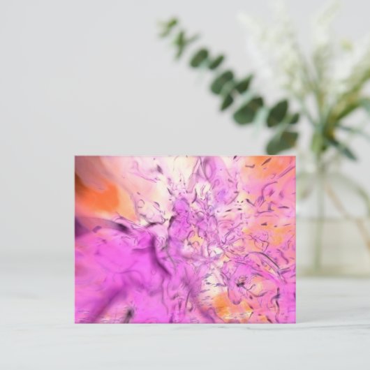 Splatter Briefkaart (Staand voorkant)