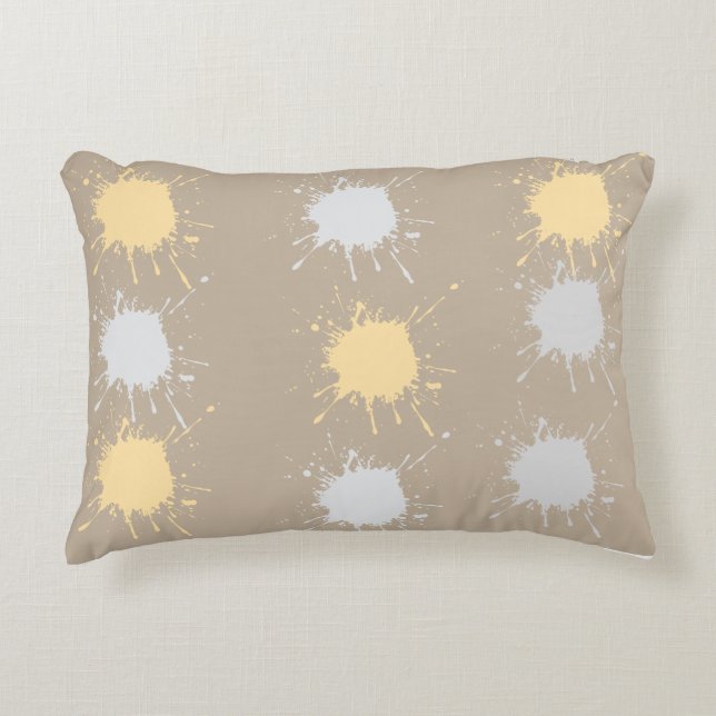 Splatter Burst Accent Kussen (Voorkant)