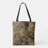 Splatter Camouflage Patroon Tote Bag (Achterkant)