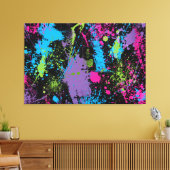 Splatter Canvas Afdruk (Insitu (Woonkamer))