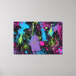 Splatter Canvas Afdruk