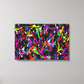 Splatter Canvas Afdruk (Voorkant)