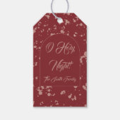 Splatter Christmas  Cadeaulabel (Voorkant)