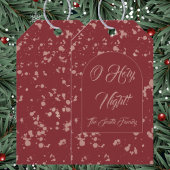Splatter Christmas  Cadeaulabel