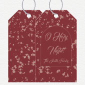 Splatter Christmas Cadeaulabel