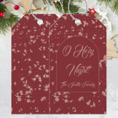 Splatter Christmas  Cadeaulabel