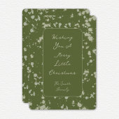 Splatter Christmas Card Feestdagenkaart