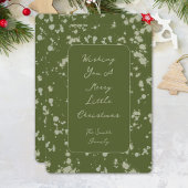 Splatter Christmas Card Feestdagenkaart