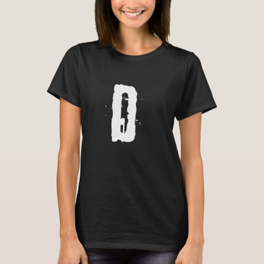 Splatter D T-shirt (Voorkant)