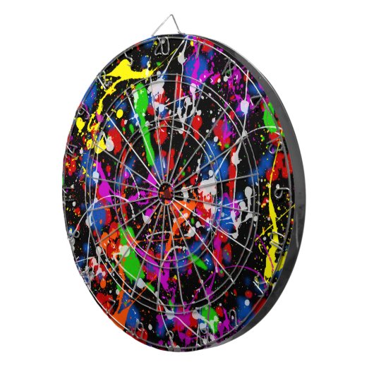 Splatter Dartbord (Voorkant Rechts)