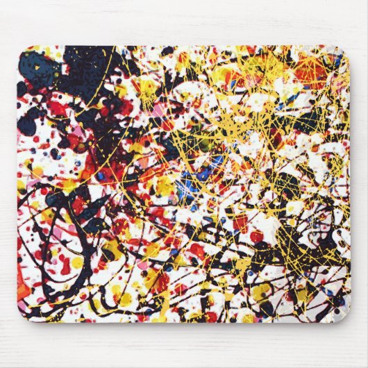 Splatter Design-1 Mousepad Muismat (Voorkant)