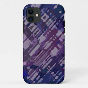 Splatter Design - blue magenta iPhone 11 Hoesje