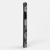 Splatter Design - grijze camouflage Case-Mate iPhone Case (Achterkant/rechts)