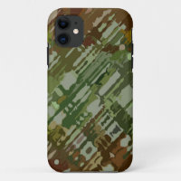 Splatter Design - Groen bruin camouflage