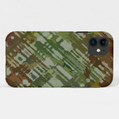 Splatter Design - Groen bruin camouflage Case-Mate iPhone Case (Achterkant (horizontaal))
