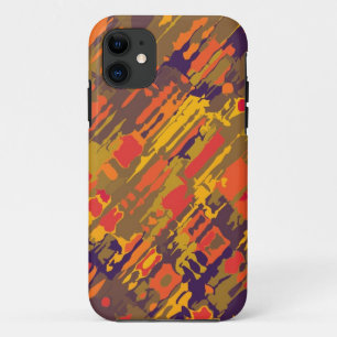 Splatter Design - olijfviolet Case-Mate iPhone Case
