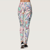 Splatter designed  leggings (Achterkant)