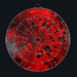 Splatter-effect verf verstuiven dartbord<br><div class="desc">Fun Colorful Dartboard A Messy spray verfdesign in rood en zwart,  perfect geschenk voor kinderen met een vettige persoonlijkheid! Bekijk mijn winkel voor veel meer kleuren en patronen!</div>