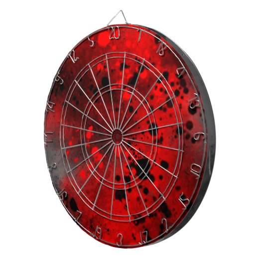 Splatter-effect verf verstuiven dartbord (Voorkant Rechts)