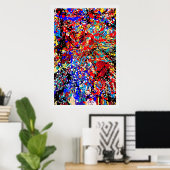 Splatter Expressionisme Poster Verf Splatter (Thuiskantoor)