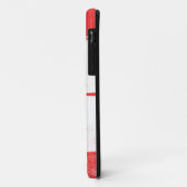 Splatter geschilderde vlag van Canada Case-Mate iPhone Case (Achterkant/links)